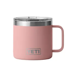 Yeti Rambler 14oz Insulated Mug - Sandstone Pink