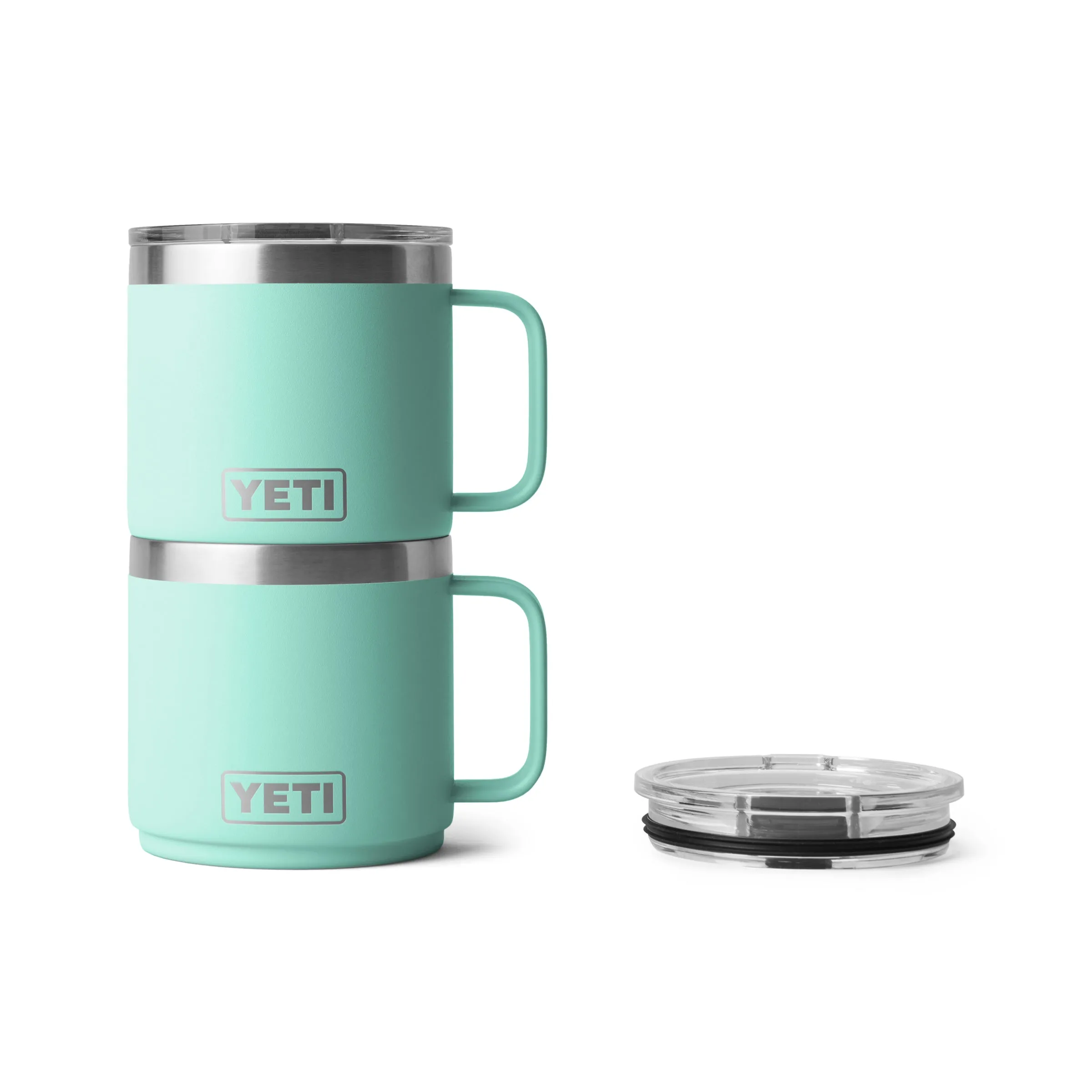 Yeti Rambler 14oz/414ml Stackable Mug 2.0 with Magslider Lid - Seafoam